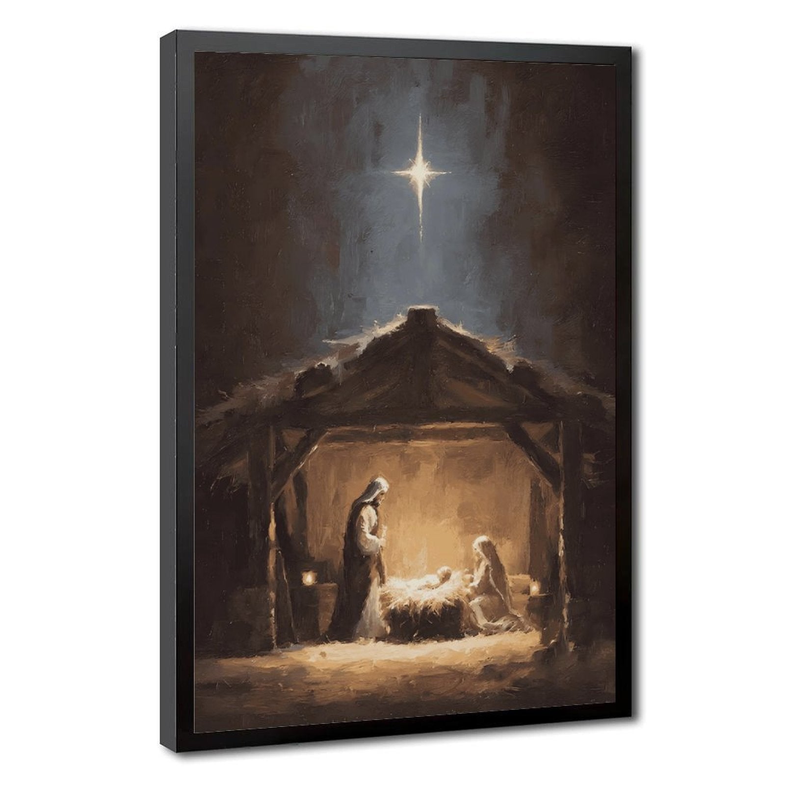 nativity manger holy night christian — Black Frame HERO