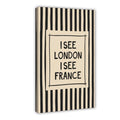 bold black-and-cream striped typography in black, cream tones — Wrapped Canvas HERO