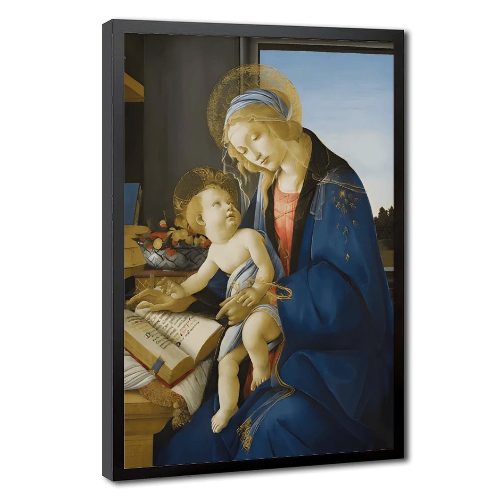madonna holding child christian — Black Frame HERO