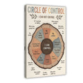 Circle of Control self-reflection infographic in infographic design style — Wrapped Canvas HERO