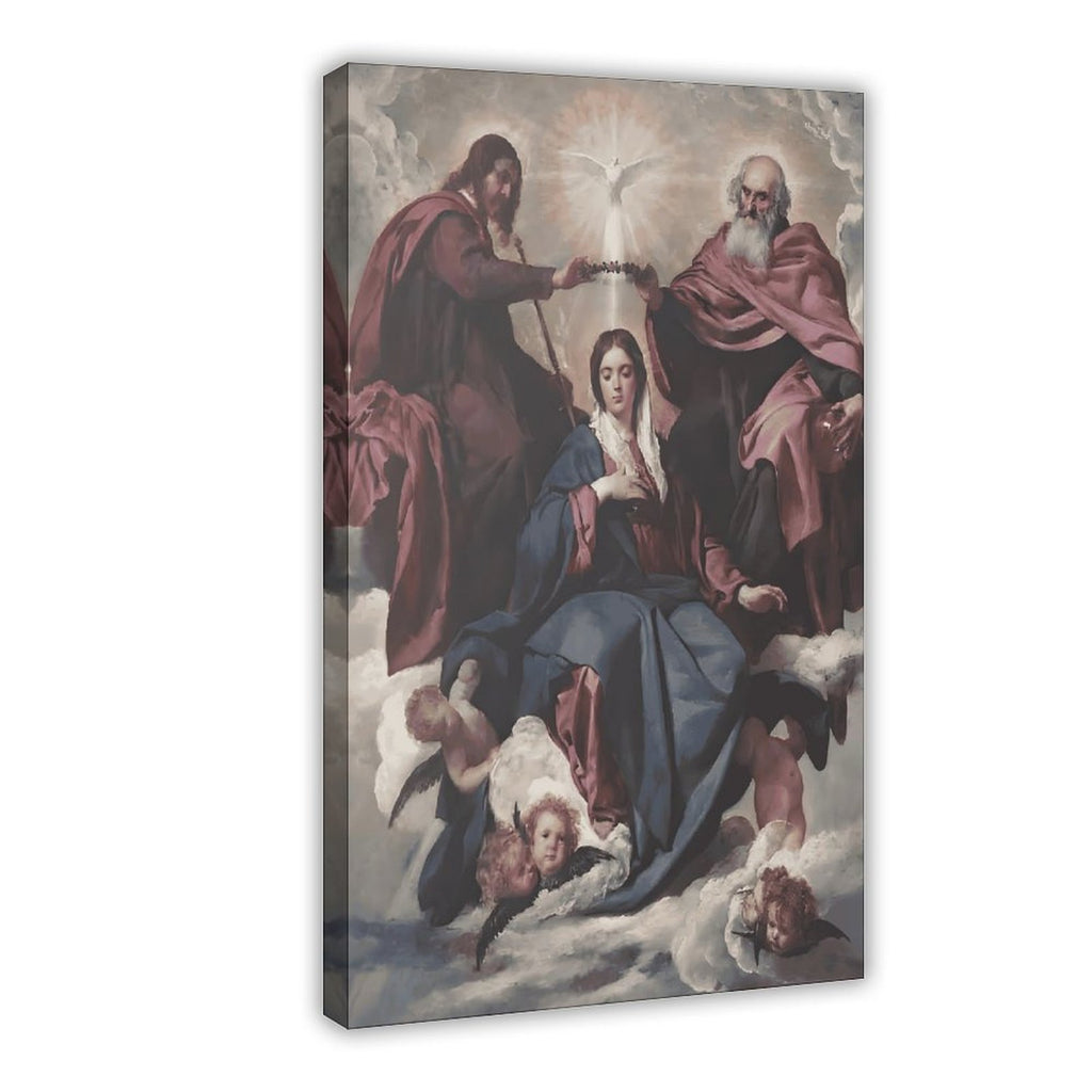 classical saints group christian — Wrapped Canvas HERO