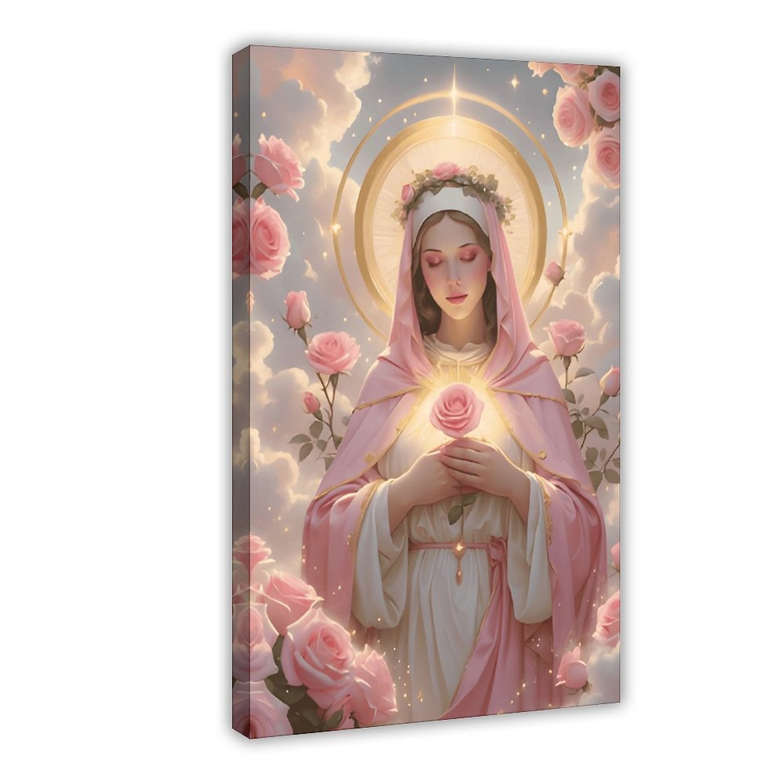 immaculate heart madonna christian — Wrapped Canvas HERO