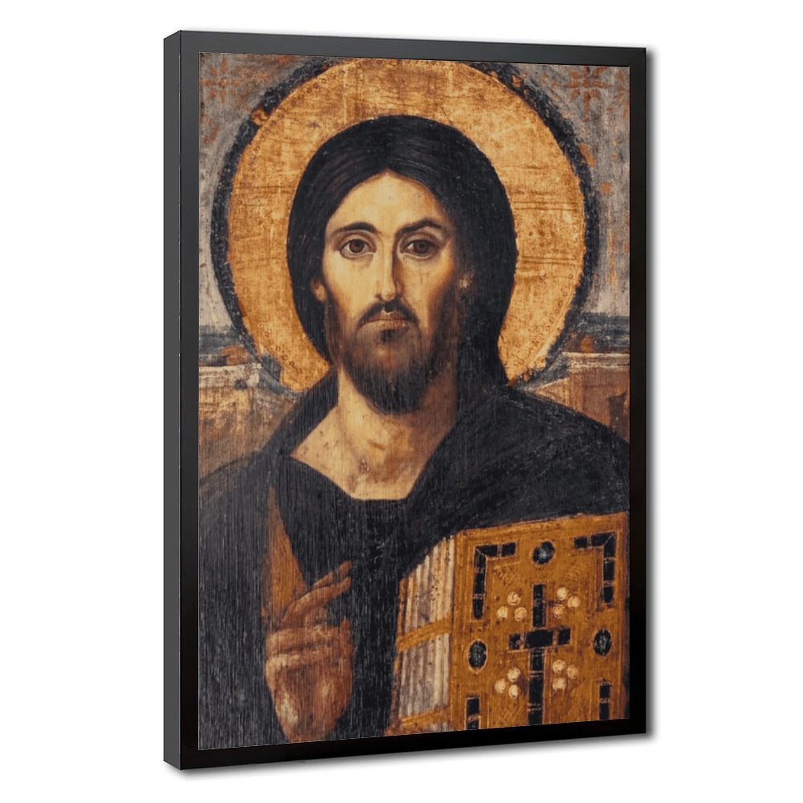 sacred christ icon christian — Black Frame HERO