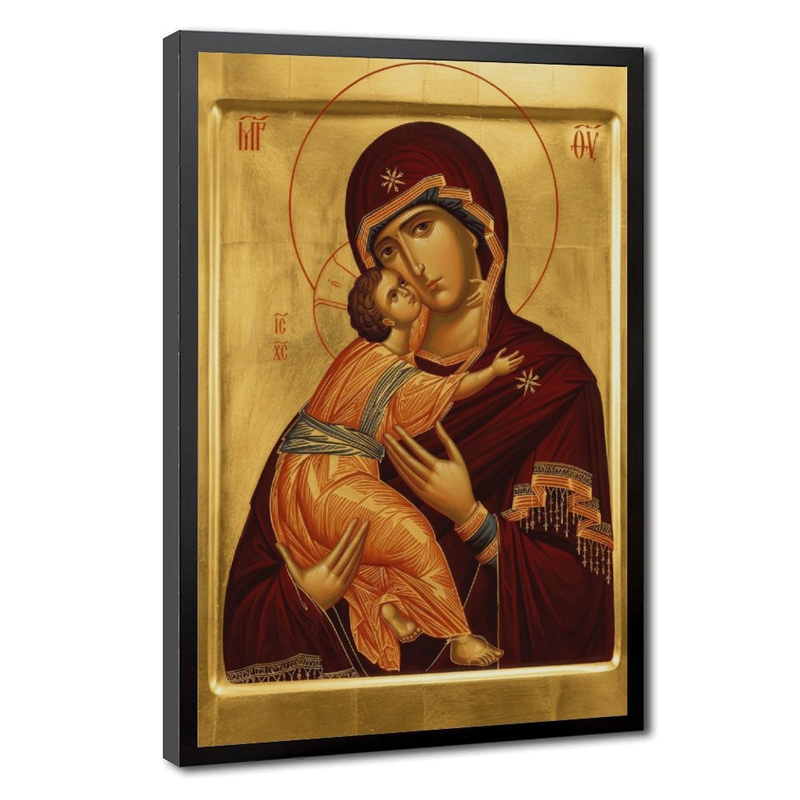 madonna and child sacred icon christian — Black Frame HERO