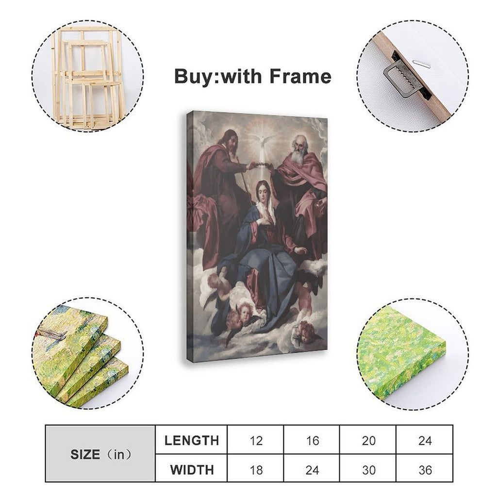 classical saints group christian — Wrapped Canvas SIZE_GUIDE