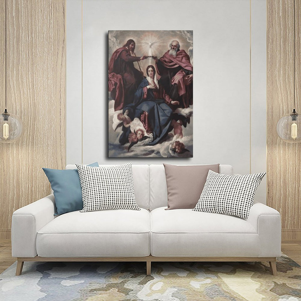 classical saints group christian — Wrapped Canvas SCENE_03